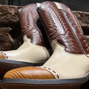 Laredo Western Boots 10.5 Tan/Brown